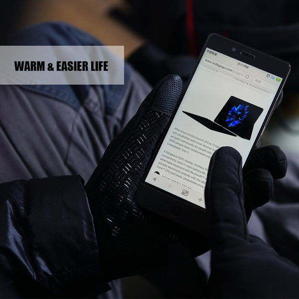 LIFEWAY Outdoor Touchscreen Winter Warm Gloves - Windproof & Water Resistance