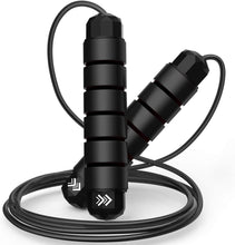 LIFEWAY Jump Rope - Rapid Speed Skipping Rope with Ball Bearing - Adjustable Jump Rope Cable with 6” Memory Foam Handles